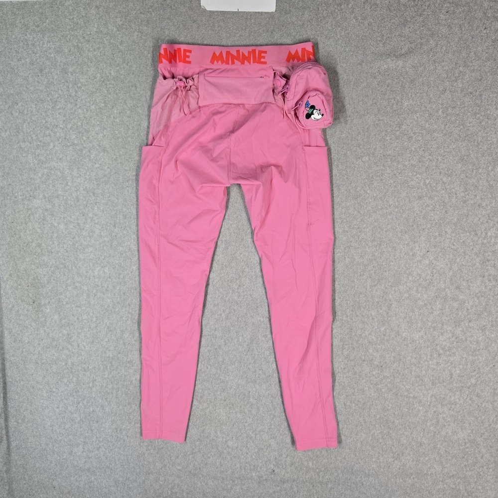 Disney X Outdoor Voices Women Activewear Pants M Pink Leggings Minnie Mouse